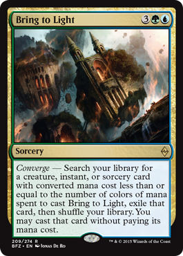 Bring to Light (Battle for Zendikar) Light Play