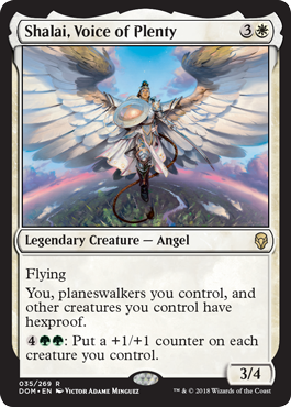 Shalai, Voice of Plenty (Dominaria) Medium Play