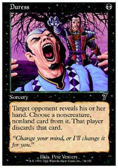 Duress (7th Edition) Medium Play