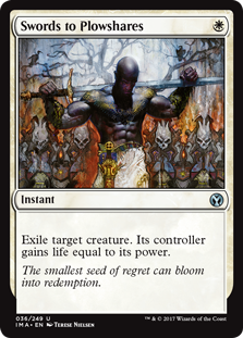 Swords to Plowshares (Iconic Masters) Medium Play Foil