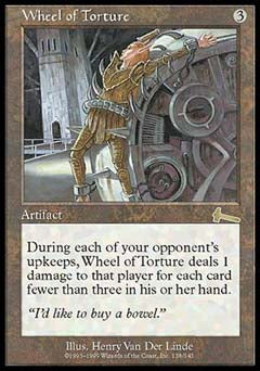 Wheel of Torture (Urza's Legacy) Light Play