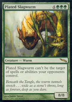 Plated Slagwurm (Mirrodin) Medium Play