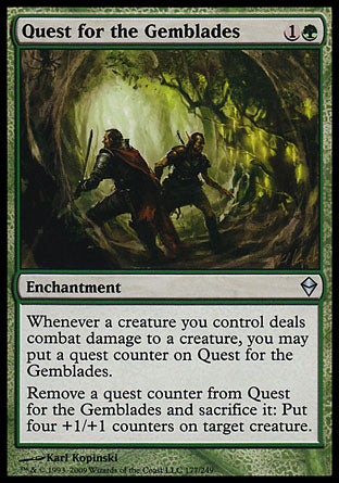 Quest for the Gemblades (Zendikar) Medium Play