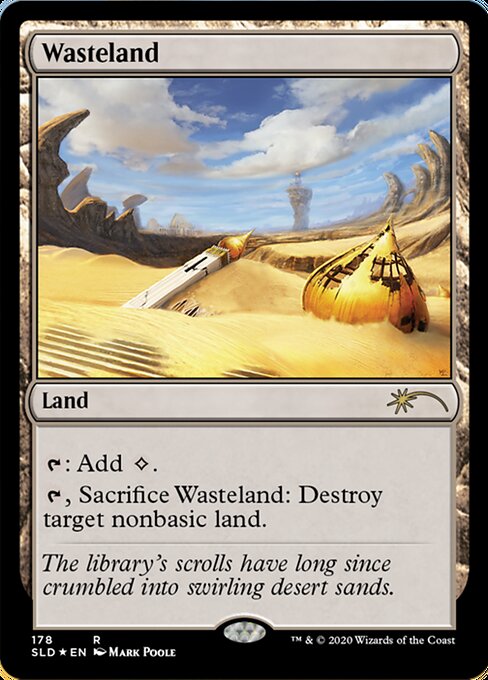 Wasteland (Secret Lair) Light Play Foil