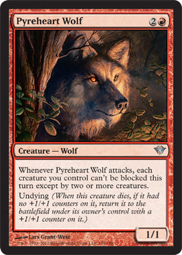 Pyreheart Wolf (Dark Ascension) Near Mint Foil