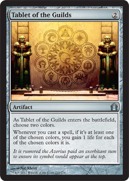 Tablet of the Guilds (Return to Ravnica) Medium Play