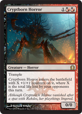 Cryptborn Horror (Return to Ravnica) Light Play Foil