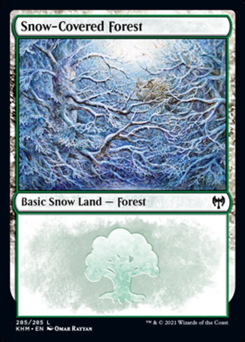 Snow-Covered Forest (285) (Kaldheim) Near Mint