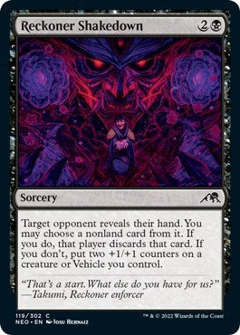Reckoner Shakedown (Kamigawa: Neon Dynasty) Medium Play