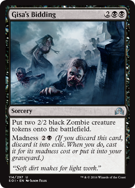 Gisa's Bidding (Shadows Over Innistrad) Near Mint