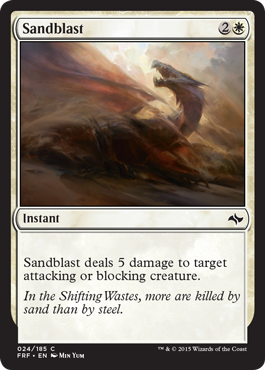 Sandblast (Fate Reforged) Medium Play