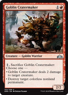 Goblin Cratermaker (Guilds of Ravnica) Light Play