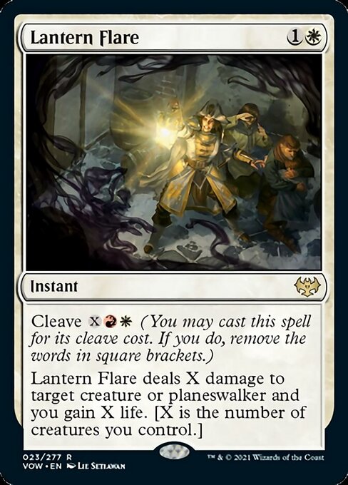 Lantern Flare (Innistrad: Crimson Vow) Near Mint Foil