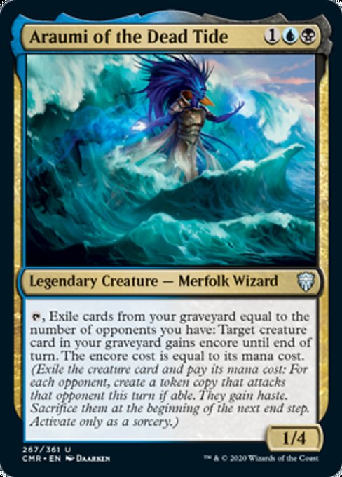 Araumi of the Dead Tide (Commander Legends) Light Play