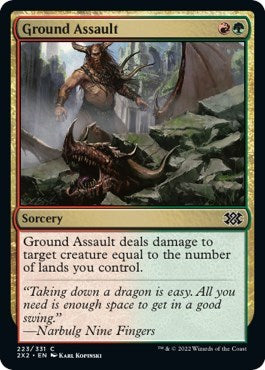 Ground Assault (Double Masters 2022) Light Play