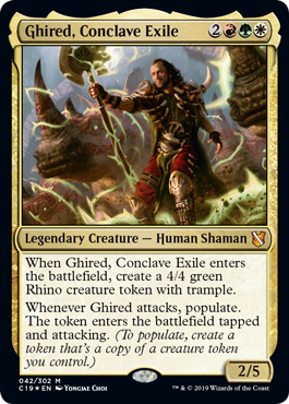 Ghired, Conclave Exile (Commander 2019) Near Mint Foil