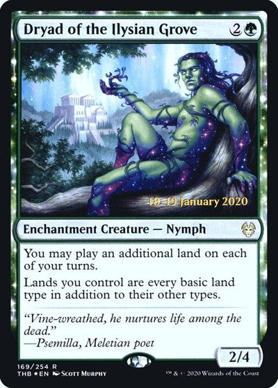Dryad of the Ilysian Grove (Promos: Prerelease Cards) Near Mint Foil