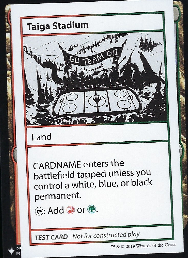 Taiga Stadium (Mystery Booster Test Print) Near Mint