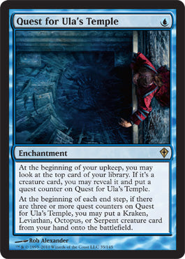 Quest for Ula's Temple (Worldwake) Medium Play