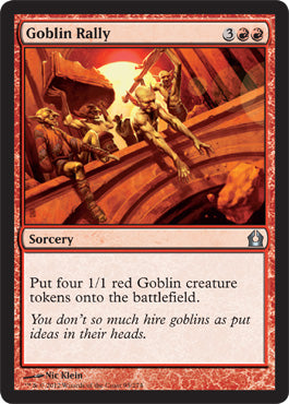 Goblin Rally (Return to Ravnica) Heavy Play