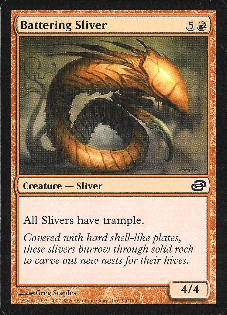 Battering Sliver (Planar Chaos) Damaged / Poor