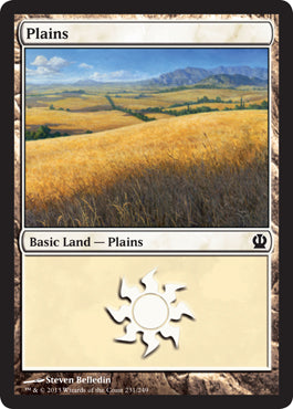 Plains (231) (Theros) Medium Play