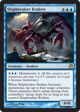 Shipbreaker Kraken (Theros) Near Mint Foil