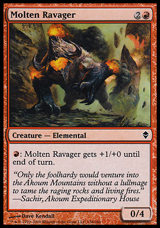 Molten Ravager (Zendikar) Near Mint