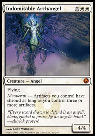 Indomitable Archangel (Scars of Mirrodin) Heavy Play