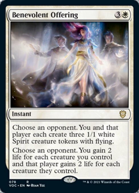 Benevolent Offering (Commander 2021 Crimson Vow) Near Mint