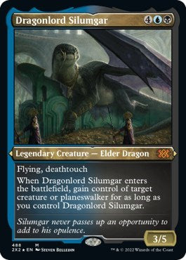 Dragonlord Silumgar (Foil Etched) (Double Masters 2022) Near Mint Foil