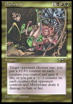 Misfortune (Alliances) Near Mint