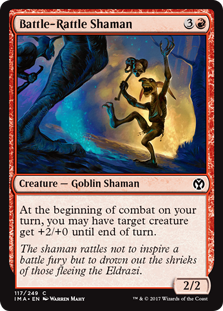 Battle-Rattle Shaman (Iconic Masters) Near Mint Foil