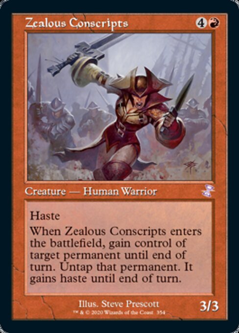 Zealous Conscripts (Time Spiral Remastered) Near Mint