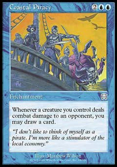 Coastal Piracy (Mercadian Masques) Near Mint