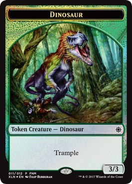 Dinosaur // Treasure (011) Token (Promos: FNM) Near Mint Foil