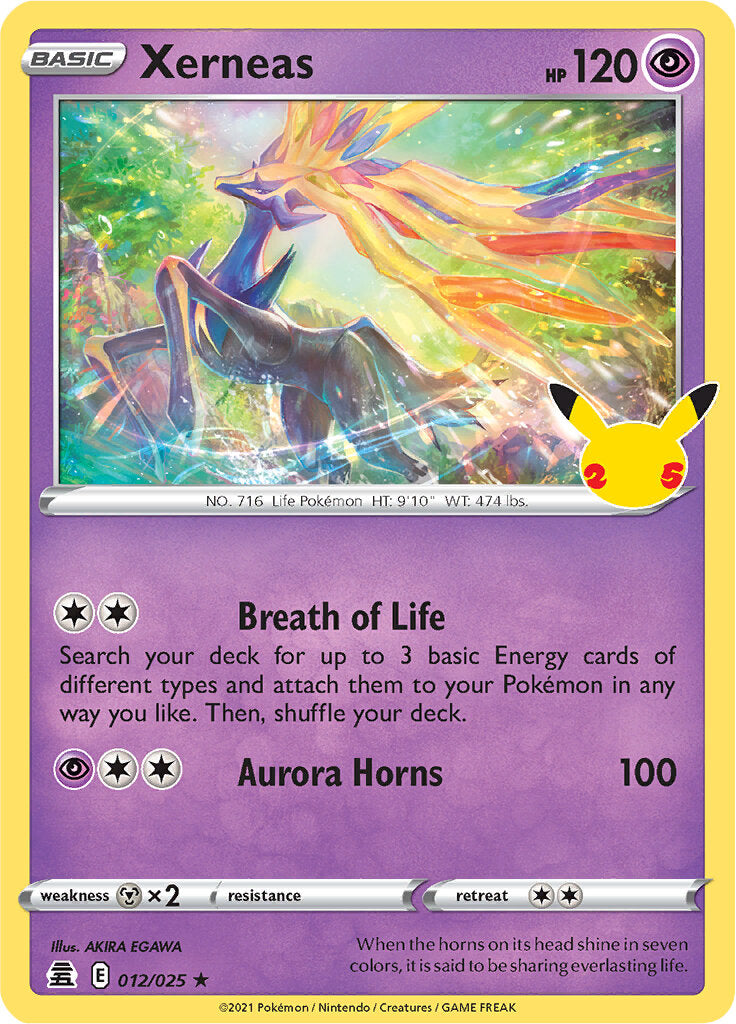 Xerneas (012/025) [SWSH: Celebrations]