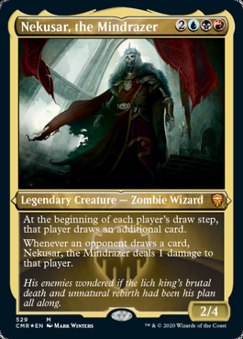 Nekusar, the Mindrazer (Foil Etched) (Commander Legends) Near Mint Foil