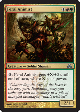 Feral Animist (Dragon's Maze) Medium Play