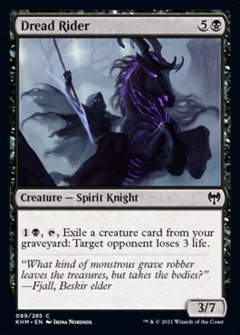 Dread Rider (Kaldheim) Near Mint Foil