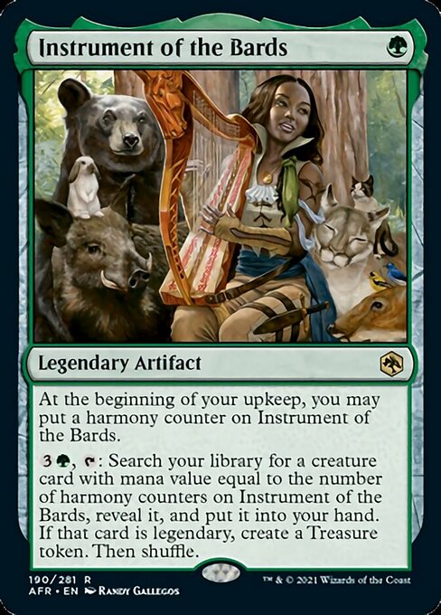 Instrument of the Bards (Adventures in the Forgotten Realms) Near Mint Foil