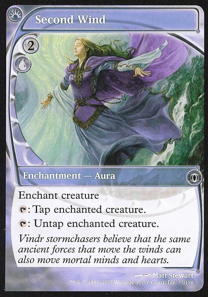 Second Wind (Futuresight) Heavy Play Foil