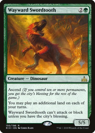 Wayward Swordtooth (Promo Pack: Core Set 2020) Near Mint Foil