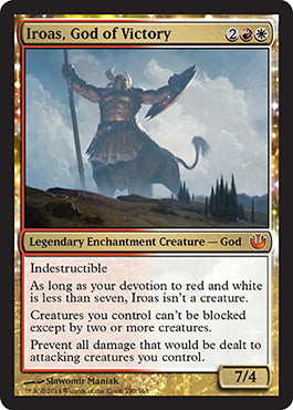 Iroas, God of Victory (Journey into Nyx) Light Play Foil