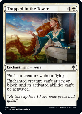 Trapped in the Tower (Throne of Eldraine) Near Mint Foil