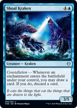 Shoal Kraken (Theros Beyond Death) Near Mint Foil