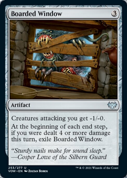 Boarded Window (Innistrad: Crimson Vow) Near Mint