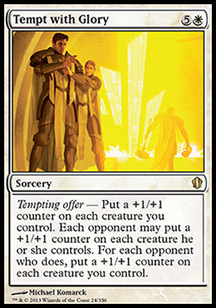 Tempt with Glory (Commander 2013 Edition) Light Play
