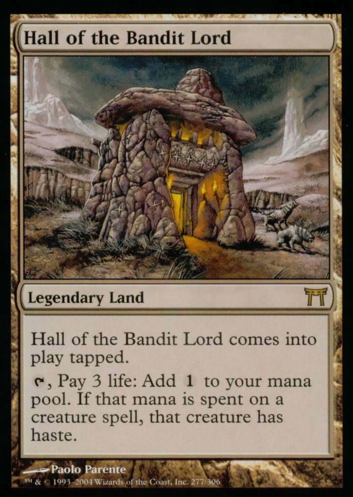 Hall of the Bandit Lord (Champions of Kamigawa) Medium Play Foil