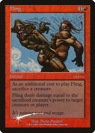 Fling (Promos: Arena) Medium Play Foil